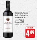 Salice Salentino Riserva DOC im Angebot bei Trinkgut in Worms Salice Salentino Riserva DOC Angebote von IL Tauro bei Trinkgut Worms für 4,49 €
