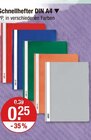 Schnellhefter DIN A4 für 0,25 € bei V-Markt im Angebot Schnellhefter DIN A4 im aktuellen V-Markt Prospekt
