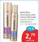 Haarspray von Wellaflex im aktuellen budni Prospekt