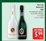 Aktuelle Sekt Angebote bei Marktkauf in Fürth Aktuelles Fürst von Metternich Sekt Weiß Angebot bei Marktkauf in Fürth ab 5,99 €