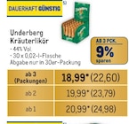 Kräuterlikör Angebote von Underberg bei Metro Paderborn für 24,98 €