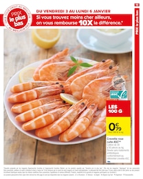 Offre Crevettes dans le catalogue Carrefour du moment à la page 21