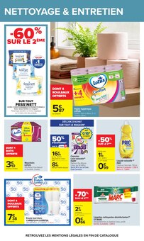 Promotion Mouchoirs dans le prospectus Carrefour, valable du 23/06/2026 au 06/07/2026 Promo Mouchoirs dans le catalogue Carrefour du moment à la page 51