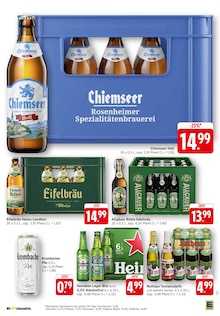 Bier im E center Prospekt "Aktuelle Angebote" mit 47 Seiten (Trier)