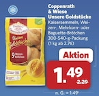Unsere Goldstücke Kaisersemmeln Angebote von Coppenrath & Wiese bei combi Bremen für 1,49 €