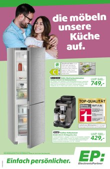 Kaffee im EP: Prospekt "die möbeln unsere Küche auf." mit 12 Seiten (Langenfeld (Rheinland))