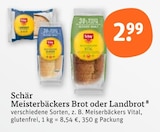 Meisterbäckers Brot von Schär im aktuellen tegut Prospekt für 2,99 €