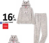 Pyjama Femme - TISSAIA en promo chez E.Leclerc Quimper à 16,95 €