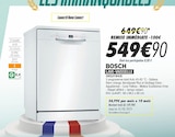 LAVE-VAISSELLE - BOSCH en promo chez Blanc Brun Lorient à 549,90 €