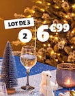 3 verres à vin - Gifi à Montpellier 3 verres à vin en promo chez Gifi Montpellier à 6,99 €
