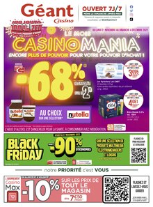 Prospectus Géant Casino à Montpellier, "100 jours 100% zen", 88 pages de promos valables du 21/11/2022 au 04/12/2022