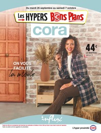 Prospectus Cora à Franconville "ON VOUS FACILITE la mode", 16 pages, 26/09/2023 - 07/10/2023