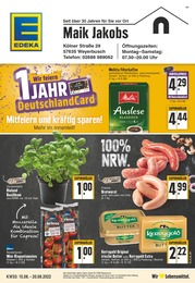 EDEKA Prospekt für Altenkirchen mit 24 Seiten EDEKA Prospekt für Altenkirchen: Aktuelle Angebote, 24 Seiten, 15.08.2022 - 20.08.2022