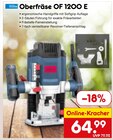 Oberfräse OF 1200 E Angebote bei Netto Marken-Discount Offenbach für 64,99 €