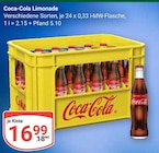 Limonade im Angebot bei GLOBUS in Salzgitter Limonade Angebote von Coca-Cola bei GLOBUS Salzgitter für 16,99 €
