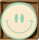Glas-/Tassenuntersetzer aus Holz, Smiley bei dm-drogerie markt im Hausach Prospekt für 3,95 €