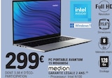 Pc portable avantum 15 md000054 - MEDION en promo chez E.Leclerc Pc portable avantum 15 md000054 - MEDION dans le catalogue E.Leclerc
