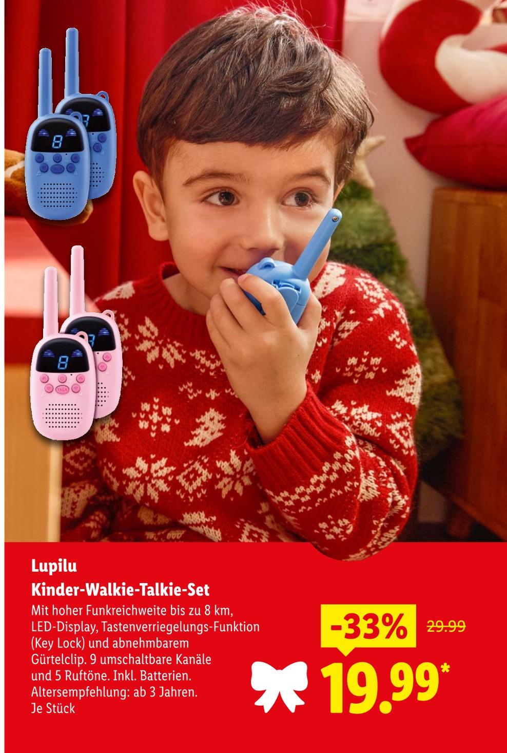 Kinder-Walkie-Talkie-Set