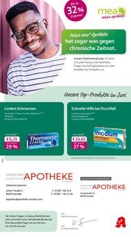 Aktueller mea - meine apotheke Prospekt "Unsere Juni-Angebote" Seite 1 von 4 Seiten