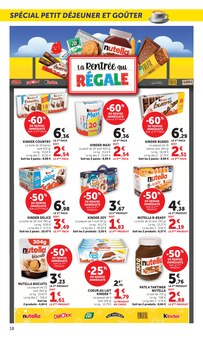 Promotion Nutella dans le prospectus Hyper U, valable du 18/08/2026 au 30/08/2026 Promo Nutella dans le catalogue Hyper U du moment à la page 18
