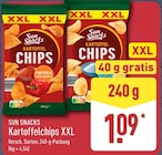 Kartoffelchips XXL im ALDI Nord Prospekt Kartoffelchips XXL von Sun Snacks im aktuellen ALDI Nord Prospekt für 1,09 €