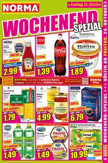 Norma Prospekt der aktuellen Woche, gĂĽltig von 20.10.2025 bis 25.10.2025 Aktueller Norma Prospekt "Mehr fĂĽrs Geld" mit 18 Seiten