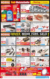 Bohrmaschine im Norma Prospekt in Hof Aktueller Norma Prospekt mit Bohrmaschine, "Mehr fürs Geld", Seite 4