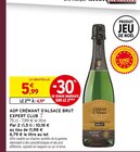 AOP Crémant d'Alsace Brut - Expert Club dans le catalogue Intermarché Super