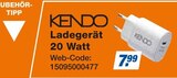Ladegerät im Angebot bei expert in Albstadt Ladegerät Angebote von KENDO bei expert Albstadt für 7,99 €