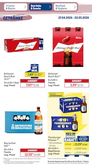 Bier im METRO Prospekt "Wochenangebote" mit 52 Seiten (Delmenhorst)