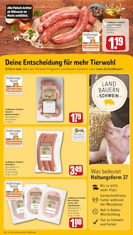 Wurst im REWE Prospekt "Dein Markt" mit 30 Seiten (Stuttgart)