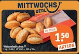 Aktuelles Weizenbrötchen Angebot bei tegut in Mannheim ab 1,50 €