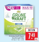 Aktuelle Geschirrspüler Angebote bei Marktkauf in Heilbronn Aktuelles Grüne Kraft Classic Geschirrspül-Tabs Angebot bei Marktkauf in Heilbronn ab 7,49 €