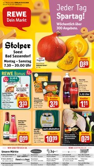 Coca Cola im REWE Prospekt "Dein Markt" mit 35 Seiten (Soest)