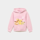 Promo Sweat hoodie à capuche droit Pokémon rose fille à 22,99 € dans le catalogue La Halle à Vendenheim