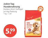 Hundenahrung trocken Rind von Jeden Tag im aktuellen V-Markt Prospekt für 5,99 €