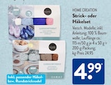 Strick- oder Häkelset Angebote von Home Creation bei ALDI SÜD Friedrichshafen für 4,99 €