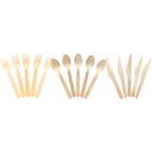 SUR TOUS LES LOTS DE COUVERTS EN BOIS : FOURCHETTES, COUTEAUX, CUILLÈRES OU MÉNAGÈRES en promo chez Carrefour SUR TOUS LES LOTS DE COUVERTS EN BOIS : FOURCHETTES, COUTEAUX, CUILLÈRES OU MÉNAGÈRES dans le catalogue Carrefour