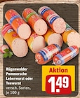 Pommersche Leberwurst oder Teewurst bei REWE im Mühltal Prospekt für 1,49 €