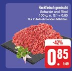 Hackfleisch gemischt bei EDEKA im Marktredwitz Prospekt für 0,85 €