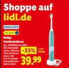 Schallzahnbürste von Philips für 39,99 € bei Lidl im Angebot Schallzahnbürste von Philips im aktuellen Lidl Prospekt