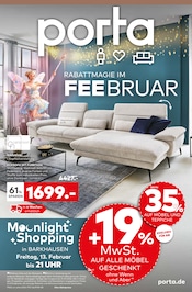 Aktueller porta Möbel Möbel & Einrichtung Prospekt in Nienstädt und Umgebung, "RABATTMAGIE IM FEE-BRUAR" mit 24 Seiten, 08.02.2026 - 21.02.2026