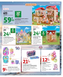 Prix et réduction Polly Pocket dans le prospectus Auchan Hypermarché en cours Offre Polly Pocket dans le catalogue Auchan Hypermarché du moment à la page 55