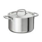 + Topf mit Deckel Edelstahl 5.0 l Angebote von IKEA 365+ bei IKEA Erkelenz für 15,99 €