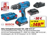 Akku-Schlagbohrschrauber-Set „GSB 18 V-21“ im toom Baumarkt Prospekt zum Preis von 149,99 €