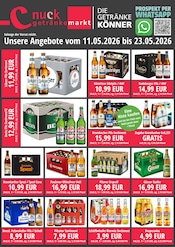 Aktueller Nuck Getränke Prospekt mit Bier, "DIE GETRÄNKEKÖNNER", Seite 1
