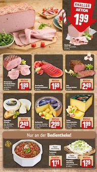 Fleischkäse Angebot im aktuellen REWE Prospekt auf Seite 13
