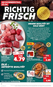 Gulasch im Kaufland Prospekt "KNÜLLER" mit 66 Seiten (Aachen)