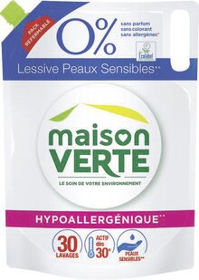 Lessive liquide recharge peaux sensibles 0%* - Géant Casino à Levallois-Perret Lessive liquide recharge peaux sensibles 0%* en promo chez Géant Casino Levallois-Perret à 4,24 €