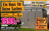 WPC-Gartenhaus 7x9 Angebote von Konsta bei Hornbach Mülheim für 1.599,00 €